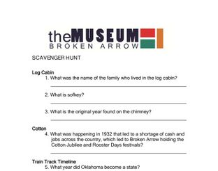 Scavenger Hunt The Museum Broken Arrow