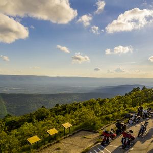 See stunning scenery along the Talimena National Scenic Byway on your way to Talimena State Park in Talihina. Photo by Shane Bevel.