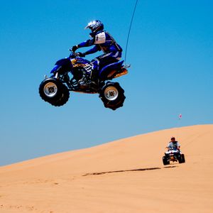 ATV enthusiasts flock to Little Sahara State Park near Waynoka where they can fly over dunes that stretch across 1,600 acres and are up to 75 feet tall.
