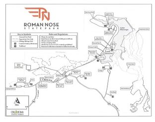 Roman Nose State Park Map with Trails