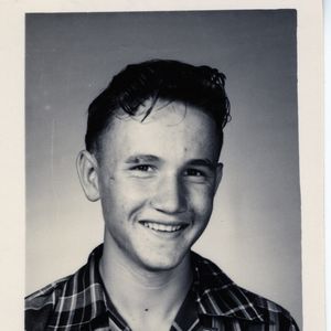 Roger Miller smiles for his Erick High School yearbook photo.